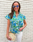 Panama Views Floral Top