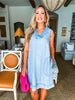 Chambray Charm Denim Dress