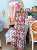 Courtyard Brunch Floral Midi Dress