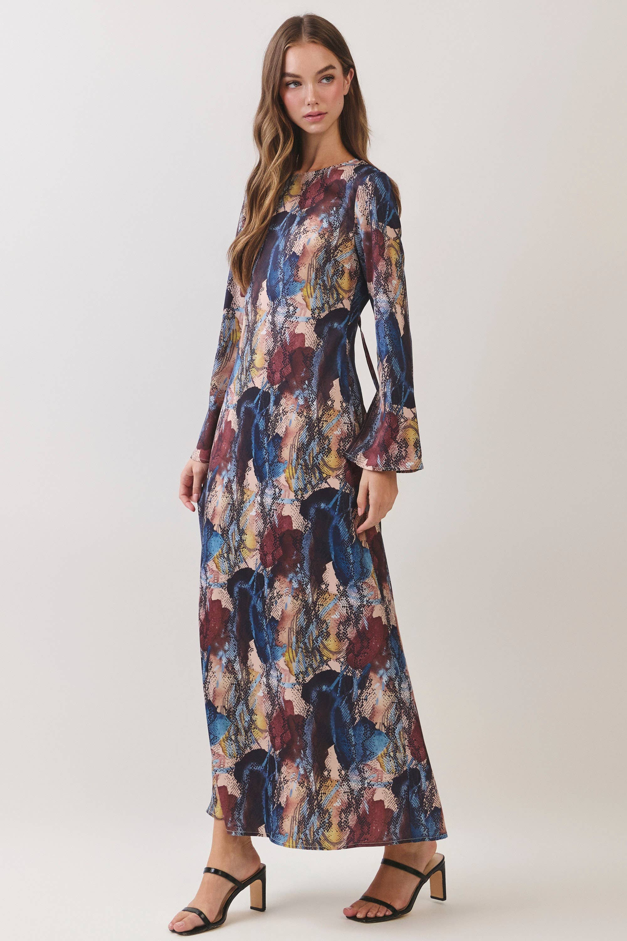 Serpent Sunset Maxi Dress