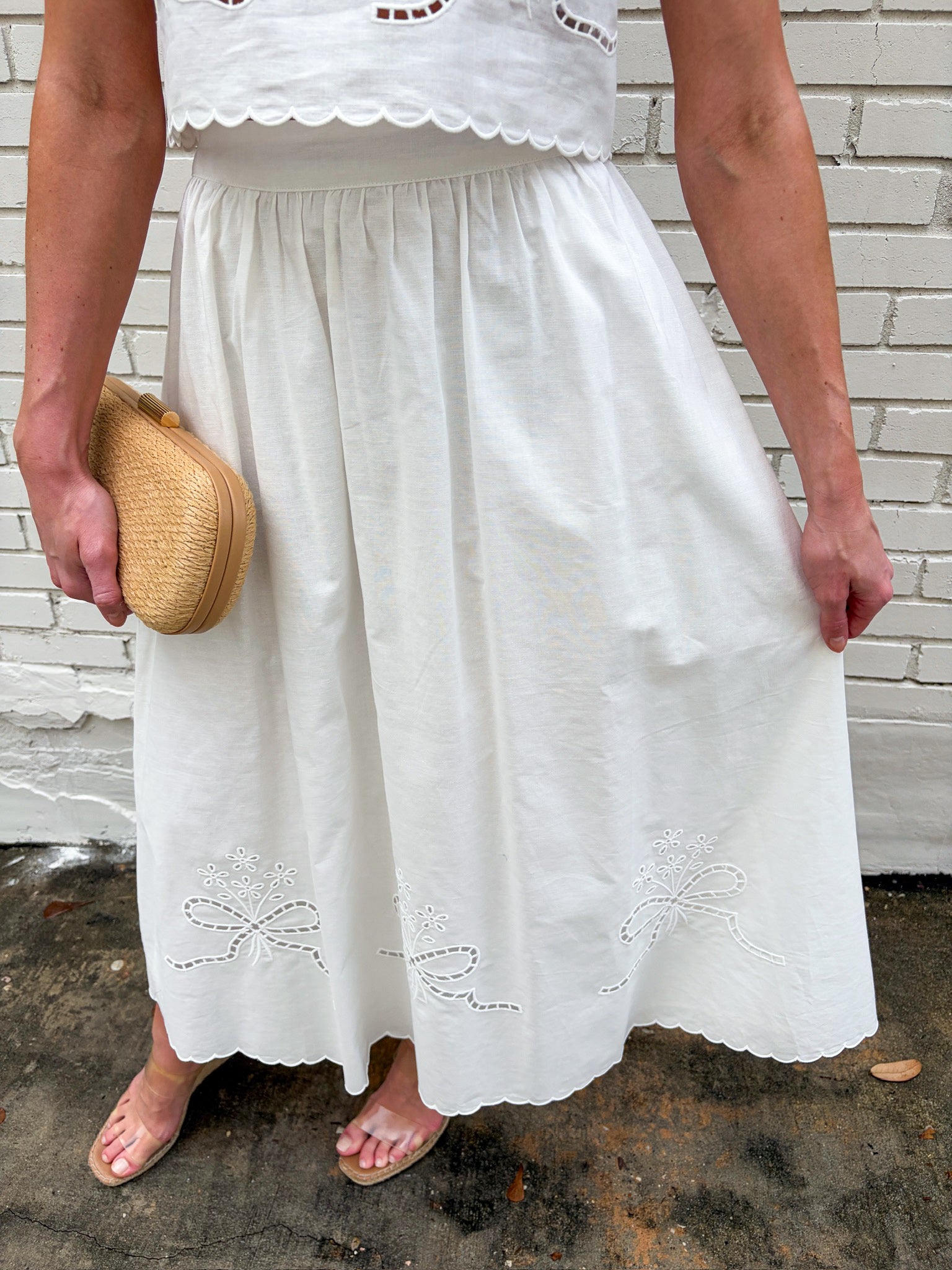 Seaside Scallop Skirt Set