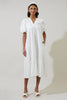 Nova Eyelet Midi Dress