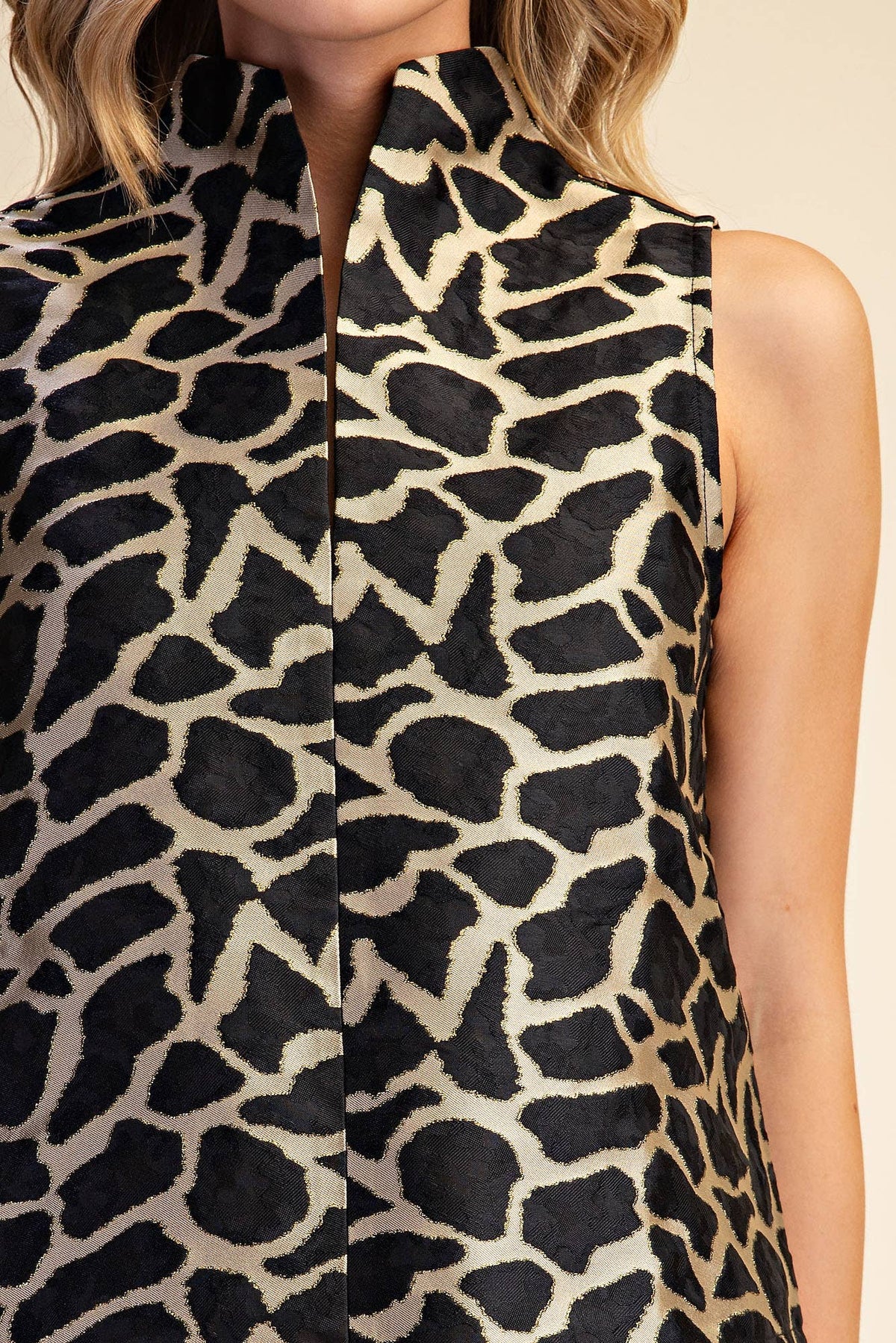 Giuliana Jacquard Top