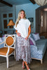 City Spots Leopard Print Skirt