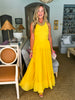 Warm Sunshine Eyelet Maxi Dress