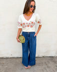 Pretty Little Petals Knit Top