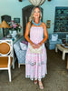 Walking On Air Strapless Dress- Pink