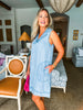 Chambray Charm Denim Dress