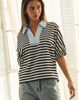 Fresh Start Stripe Top