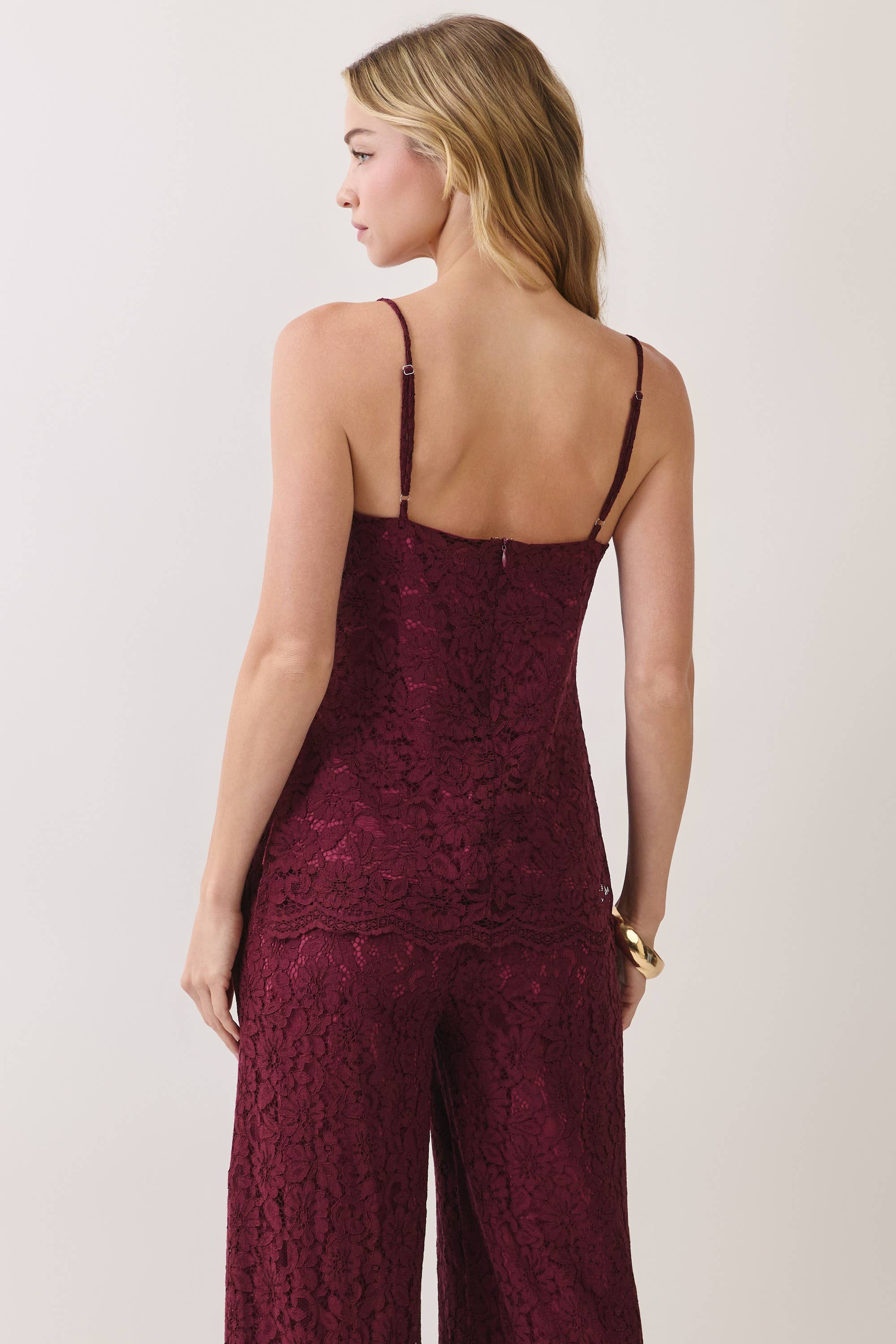 Josephine Lace Scalloped Top