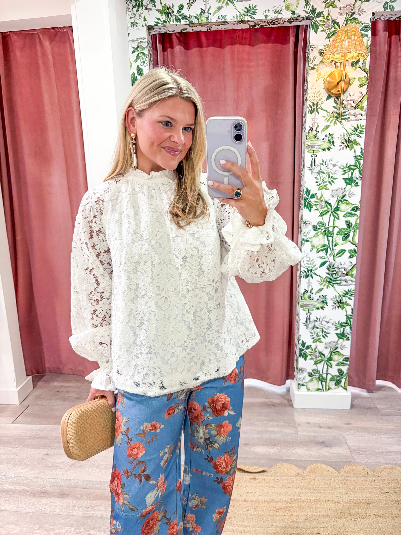 Amelie Lace Top