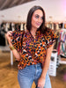 Jungle Jane Blouse Top- Clay