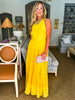 Warm Sunshine Eyelet Maxi Dress