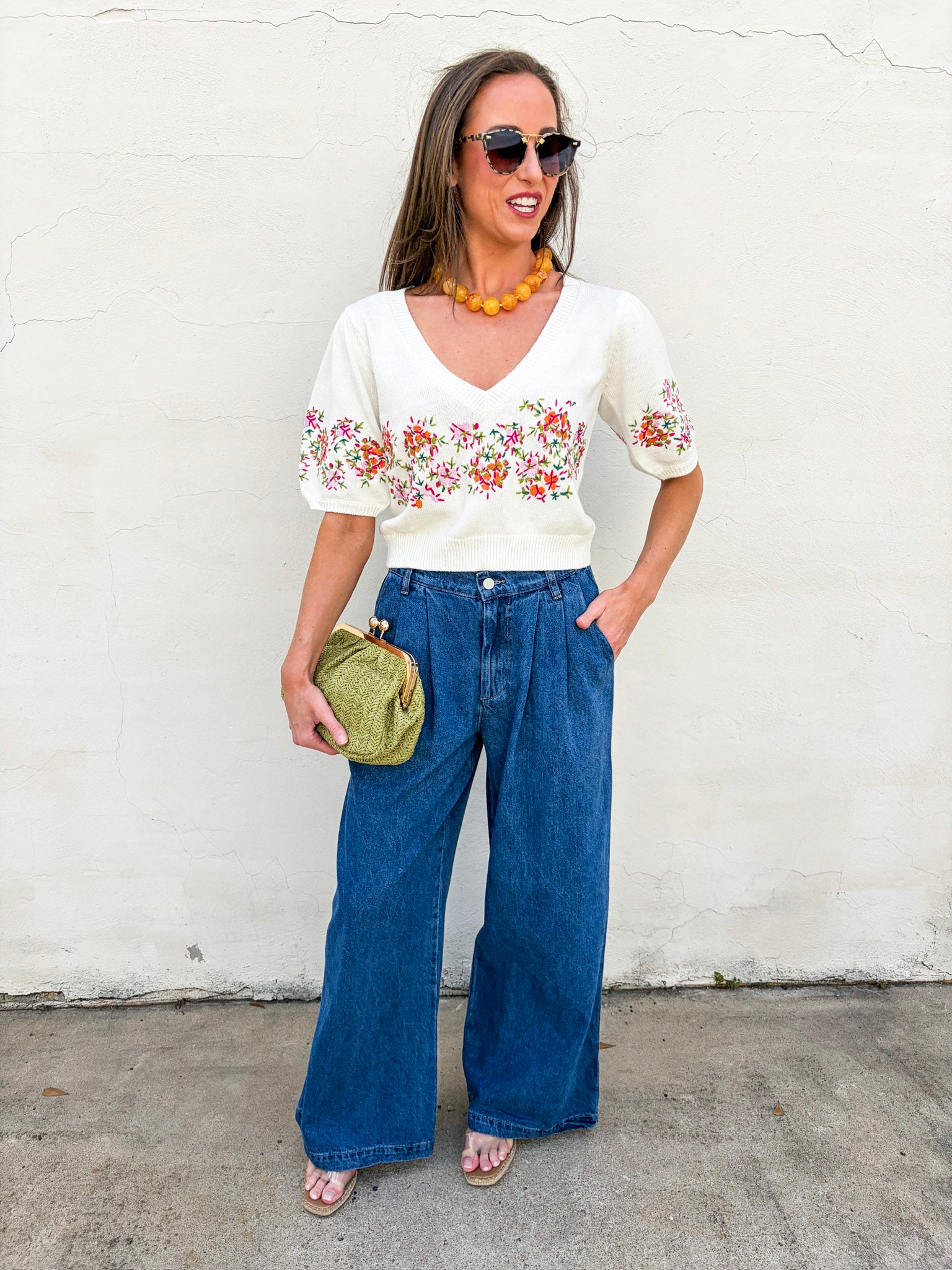 Pretty Little Petals Knit Top