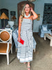 Turning Heads Strapless Maxi Dress