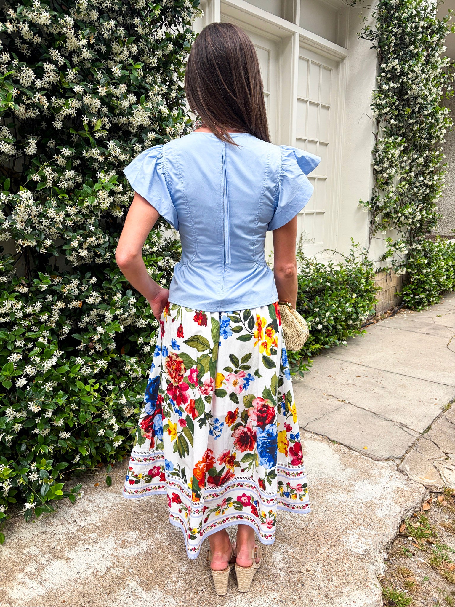Garden Glow Peplum Top