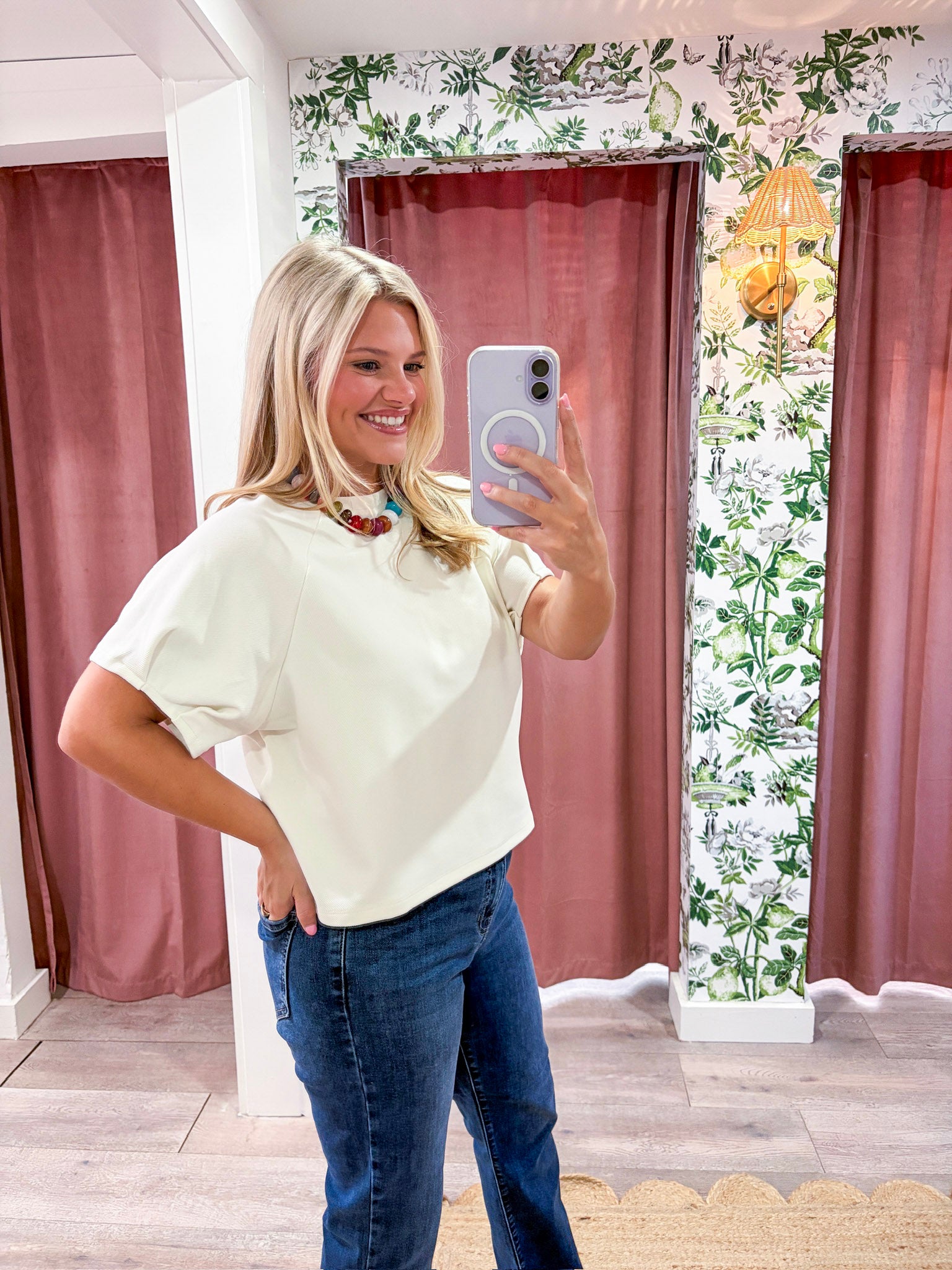 Autumn Orchard Top-Ivory