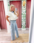 Runway Ready Wide Leg Jeans