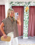 Hunter Stripe Oversized Top