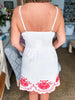 Seaside Stroll Embroidered Dress