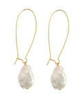 Natural Pearl Statement Earrings