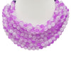 PREORDER: Chunky Beaded Necklace- Lavender