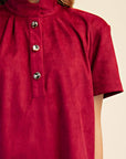 Margaux Mini Dress-Plum