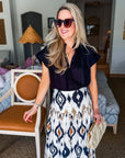 Santana Bridge Button Down Top