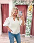 Around Town Puff Sleeve Top