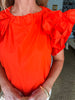 Just My Type Top- Orange