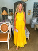 Warm Sunshine Eyelet Maxi Dress