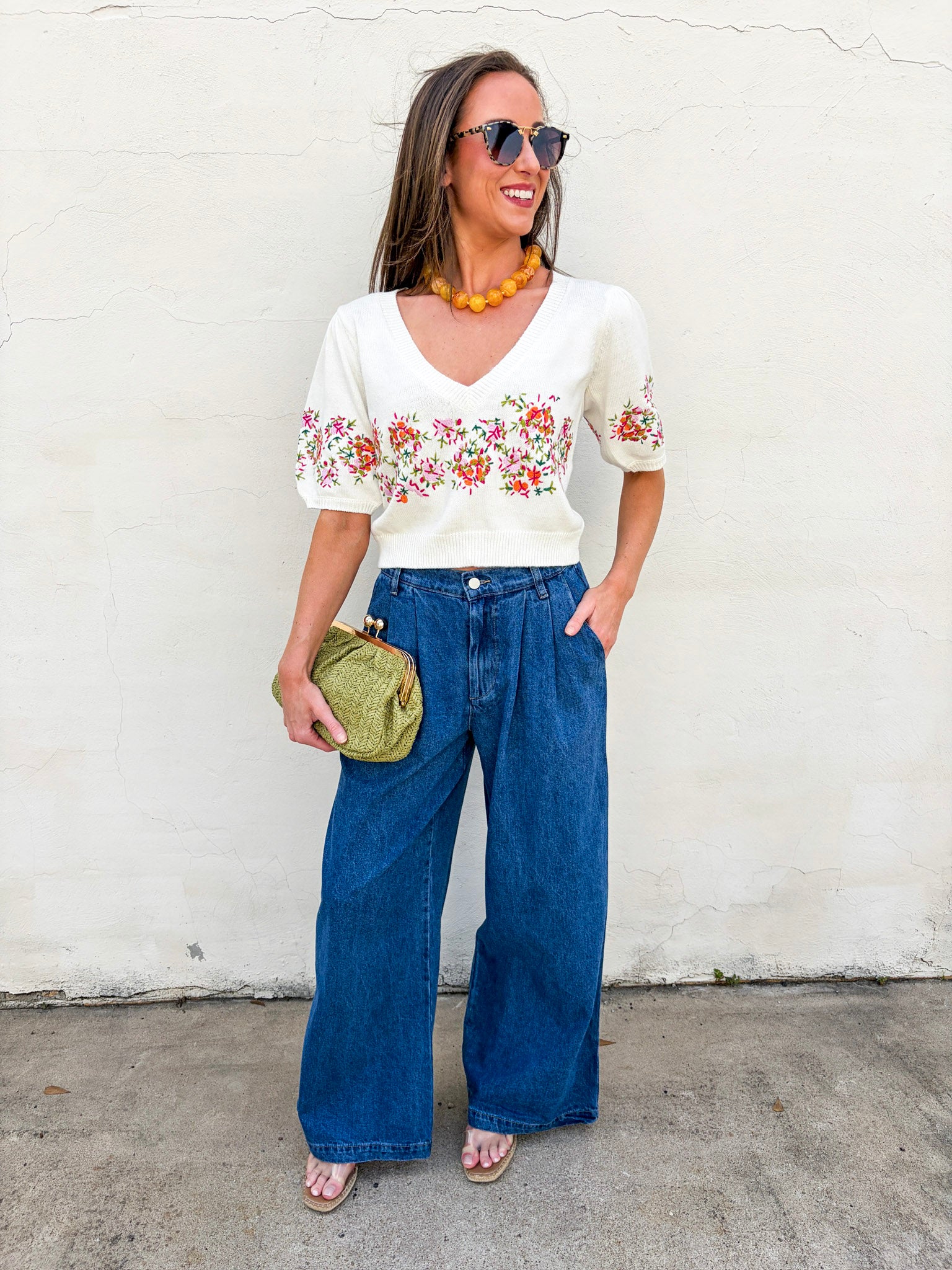 Pretty Little Petals Knit Top