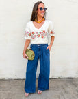 Pretty Little Petals Knit Top