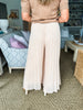 Evening Breeze Pleated Pants- Taupe