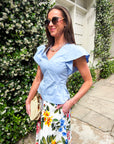 Garden Glow Peplum Top