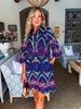 Deco Darling Embroidered Mini Dress
