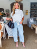 Cozy Cuddles Sweater-Light Gray
