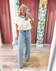 Runway Ready Wide Leg Jeans