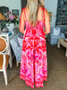 Wild Jungle Print Maxi Dress