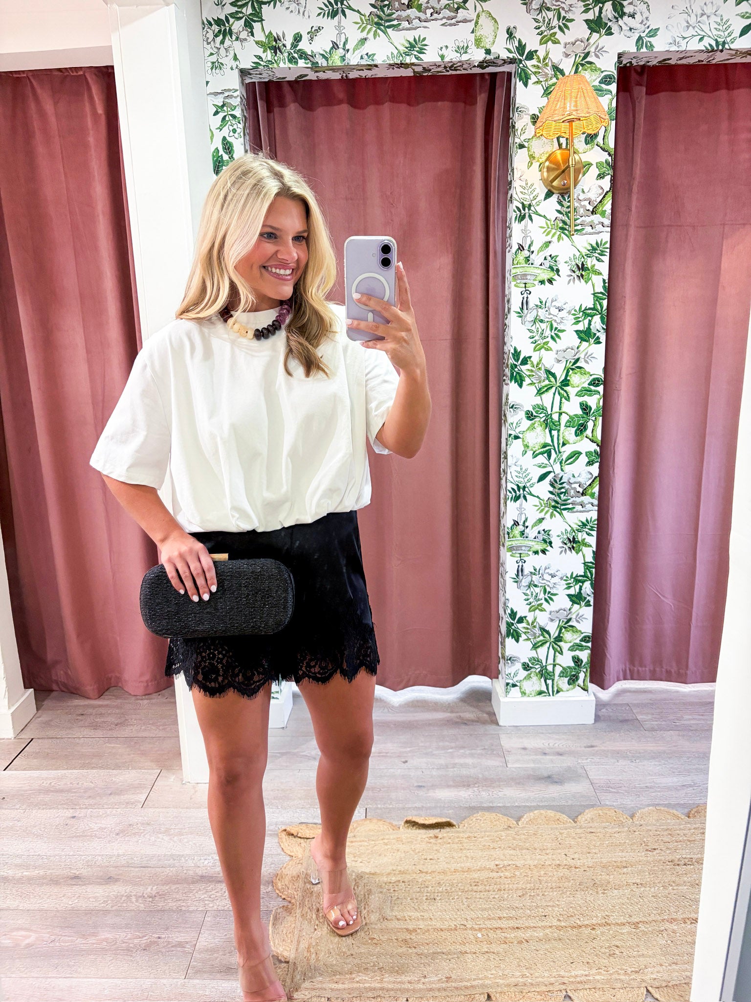 Genevieve Bubble Top-White