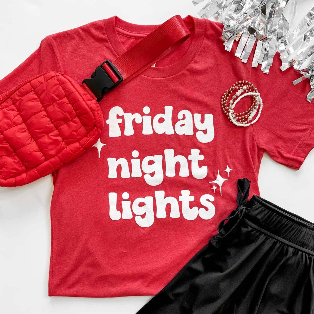 Friday Night Lights Tee-Red