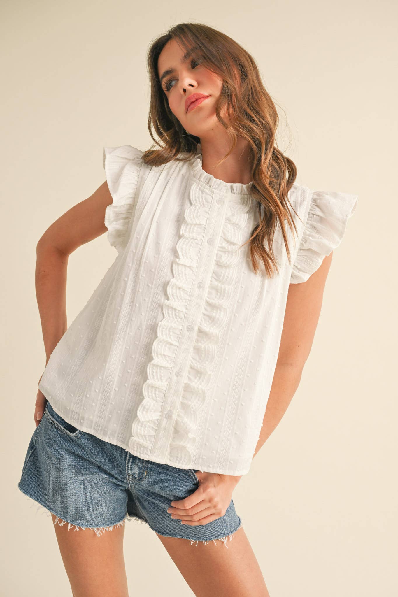 Blissful Wind Button Down Top