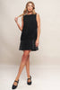 Metropolitan Style Faux Suede Dress