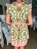 Sunkissed Reverie Belted Dress-Pink