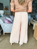 Evening Breeze Pleated Pants- Taupe