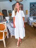Nova Eyelet Midi Dress
