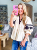 Rosewood Fields Embroidered Top-Ecru