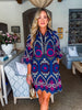 Deco Darling Embroidered Mini Dress