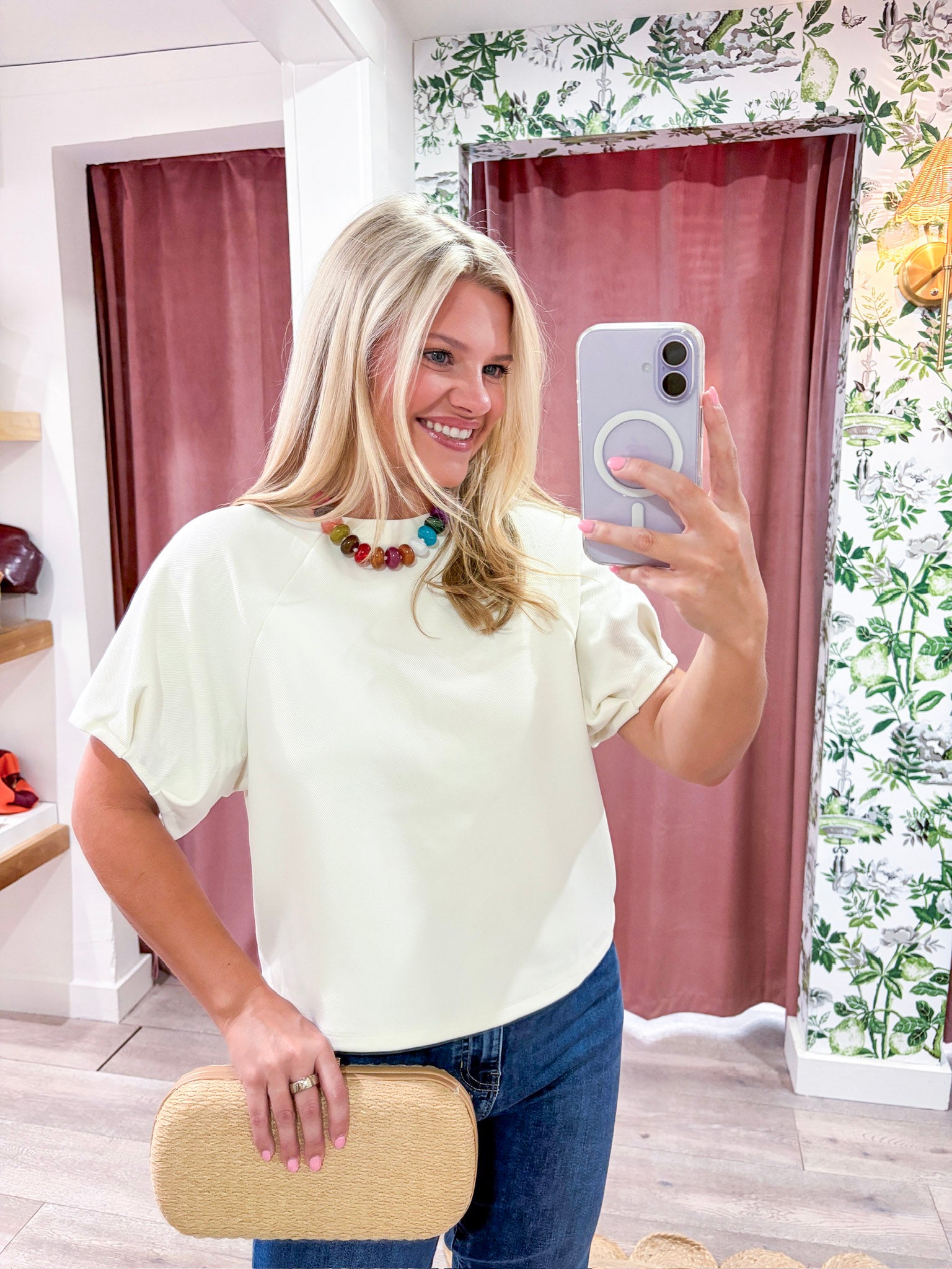 Autumn Orchard Top-Ivory