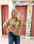 Lakeside Duck Sweater-Latte